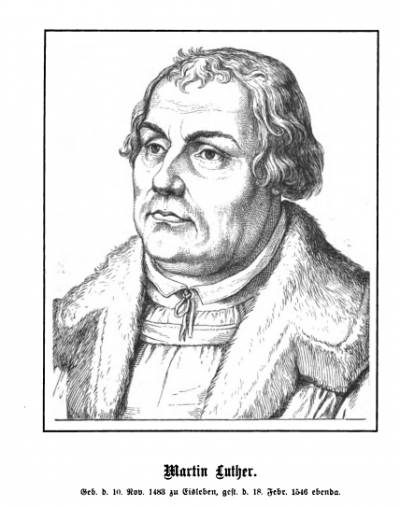 Portrait Martin Luther