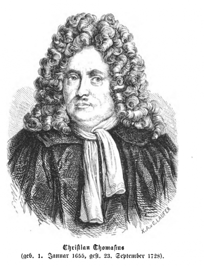 Portrait Christian Thomasius
